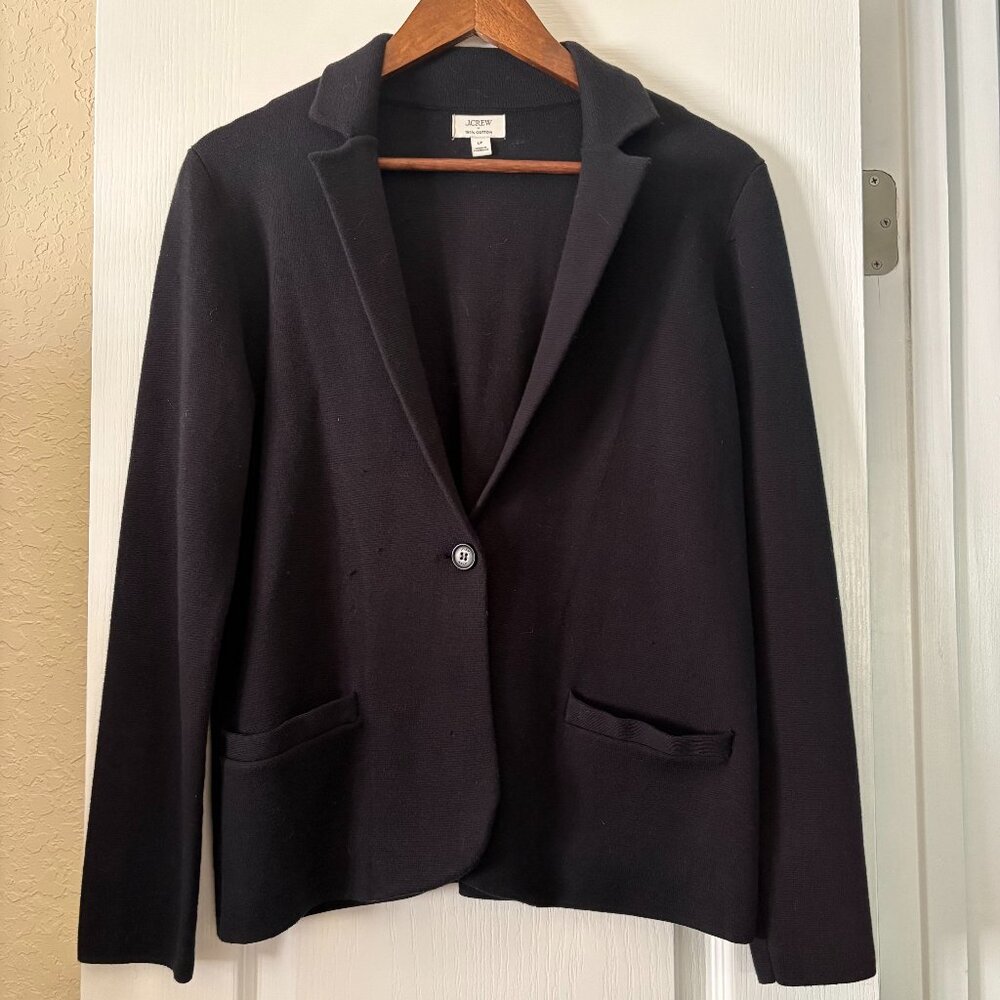 J. Crew Sweater Blazer - Petite large ladies